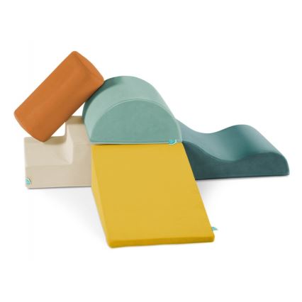 B-Toys - Παιδικά τουβλάκια από αφρό MAXI WONDERSHAPES 5 τμχ